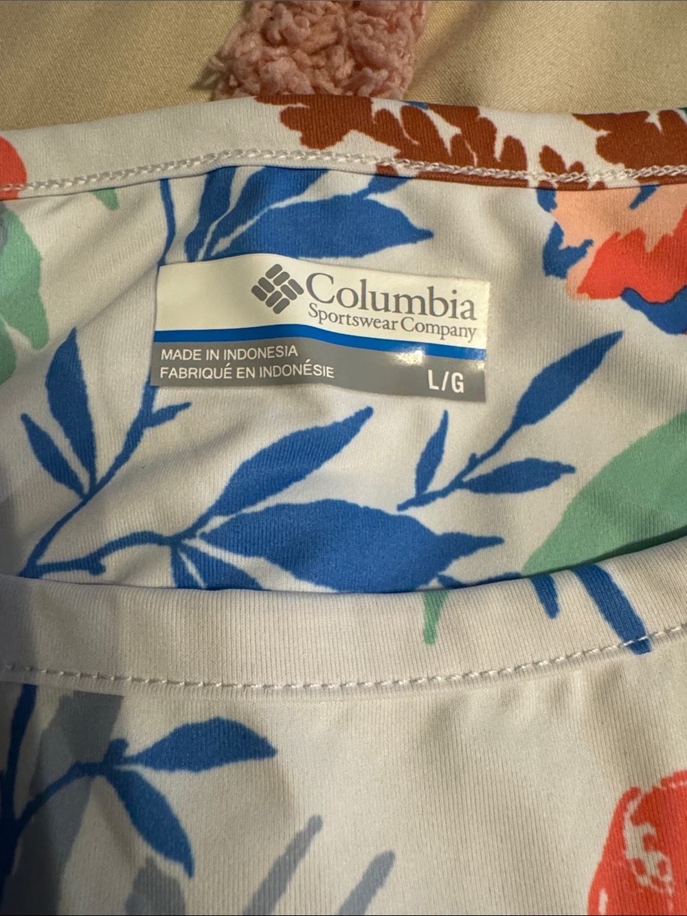 Columbia Floral Sun Dress in White with Tropical Print - Picture 3 of 8